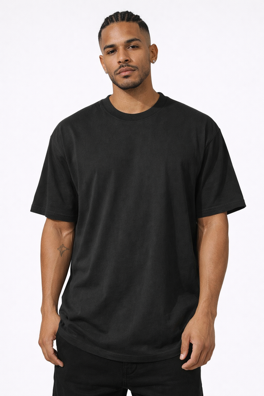 Heavy Cotton T-Shirt – Black