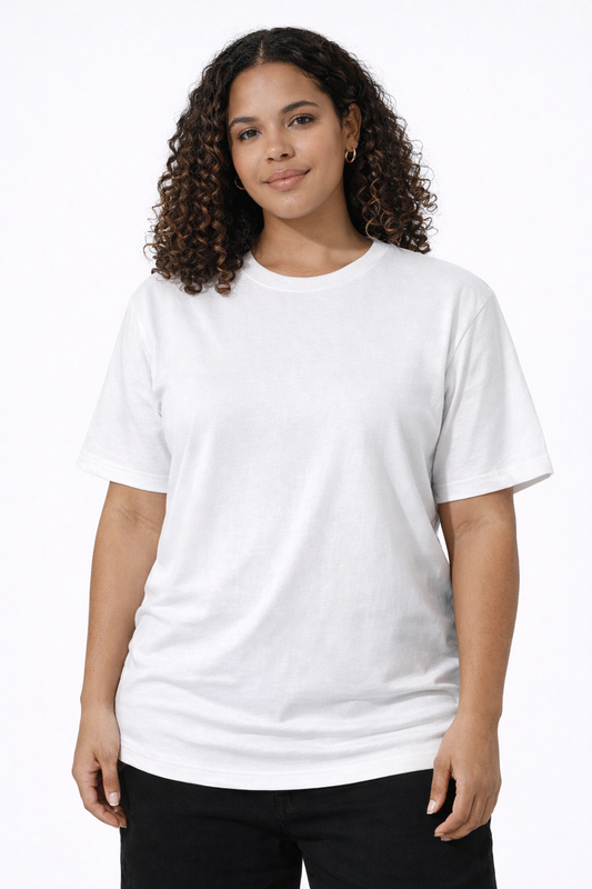 100% Cotton T-Shirt – White