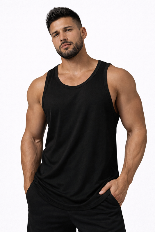 Tank Top – Black (Polyester)